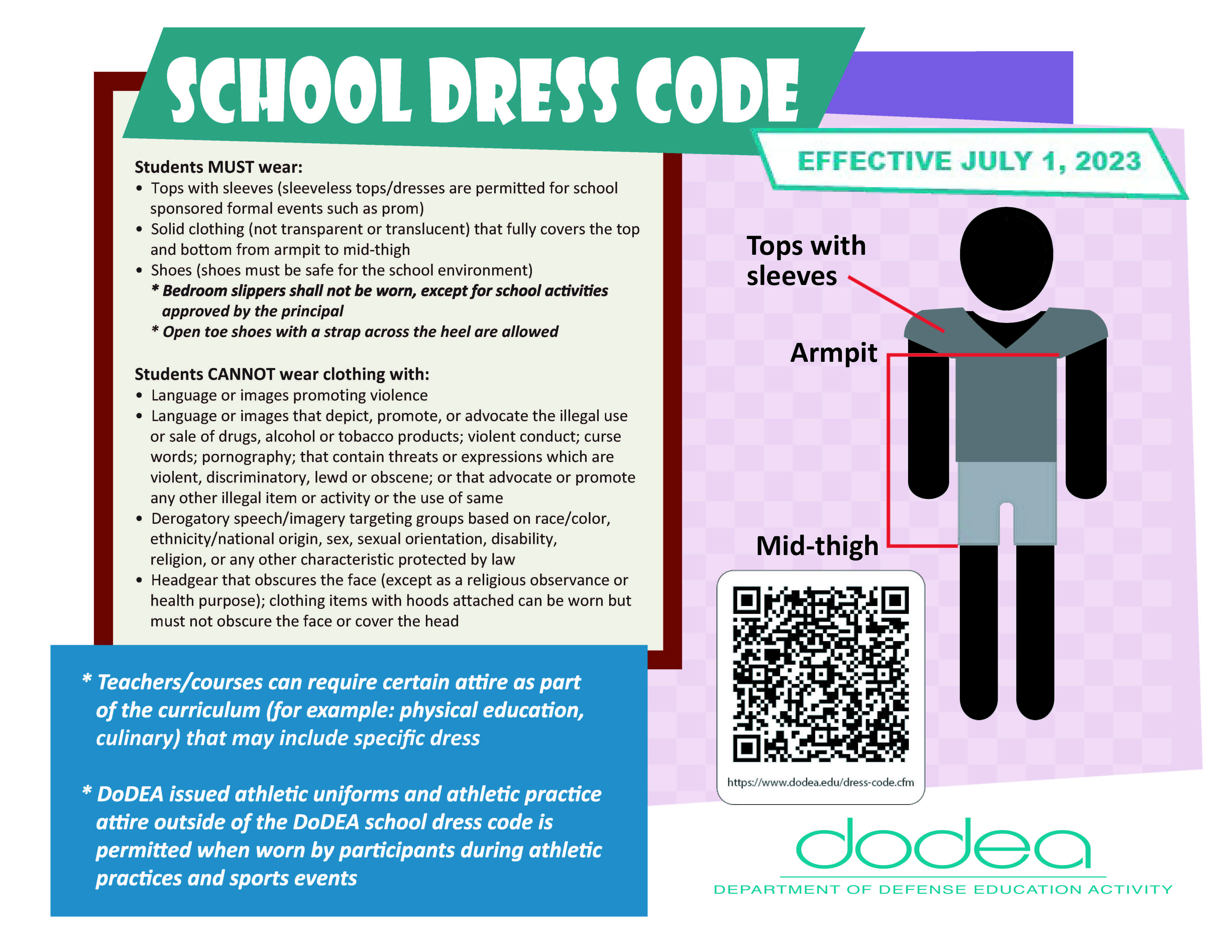dodea dress code image